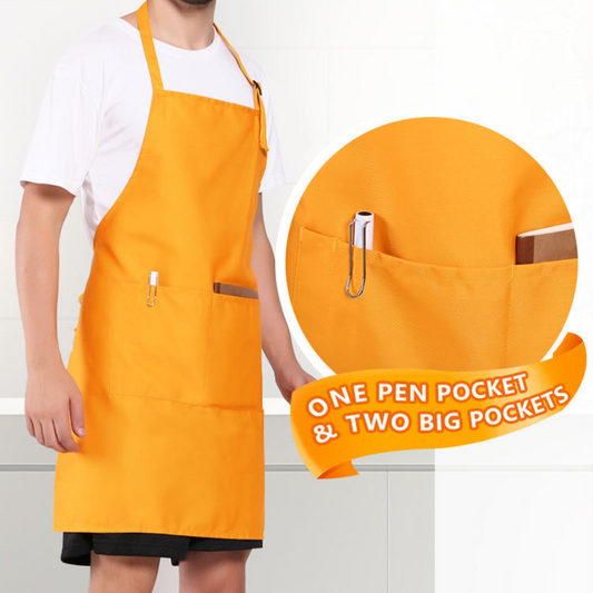 Apron with pockets in front; 08TD/HH;